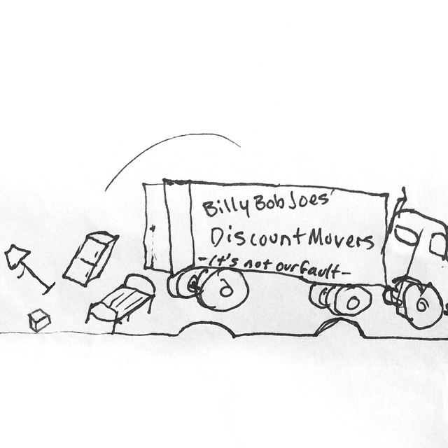 drawing of fictional discount home movers