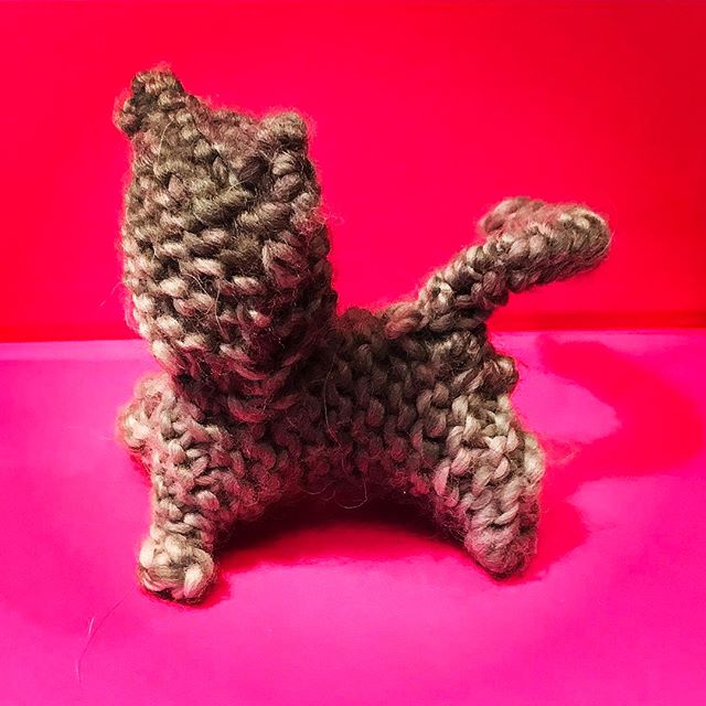 knitted kitten